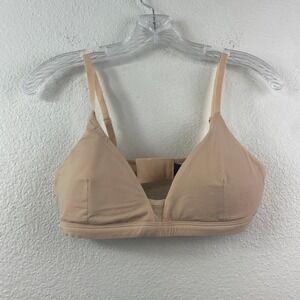 Pepper Mesh All You Bralette Beige Nude Wireless Bra Small Chest Size L